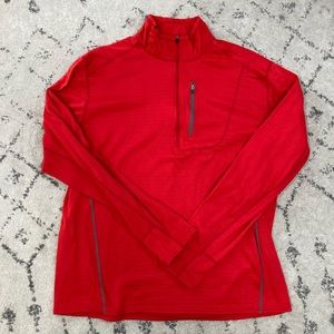 Men’s 1/4 zip Mountain Standard Grid Fleece